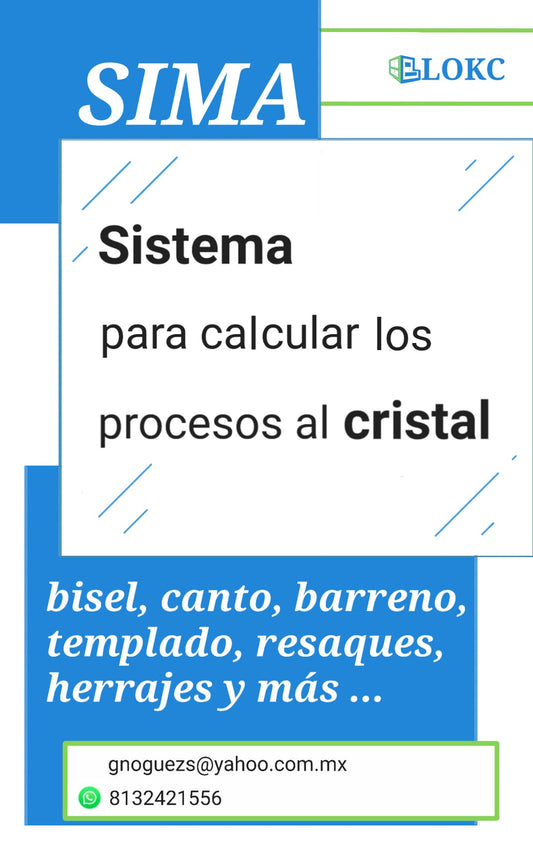 SIMA Sistema Maquilas a Cristal